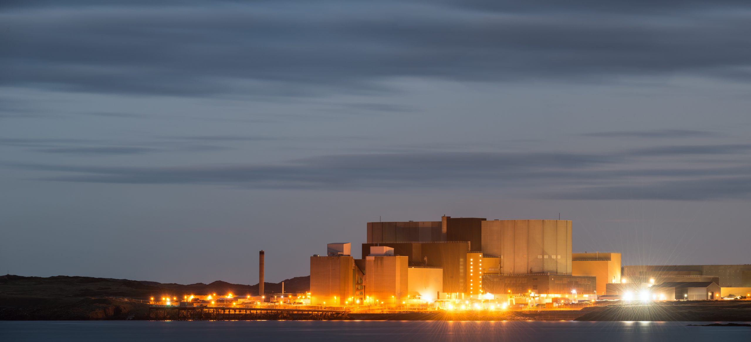 Wylfa Nuclear Power Station on Ynys Mon